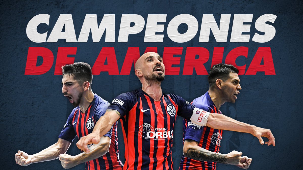 SanLorenzo's tweet image. 🏆 ¡SAN LORENZO CAMPEÓN DE LA COPA LIBERTADORES DE FUTSAL MASCULINO!