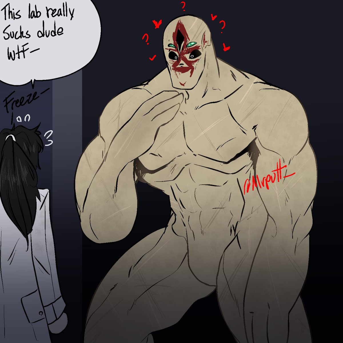 A Handsome Guy (SCP-106) by PanchoPistachos on Newgrounds