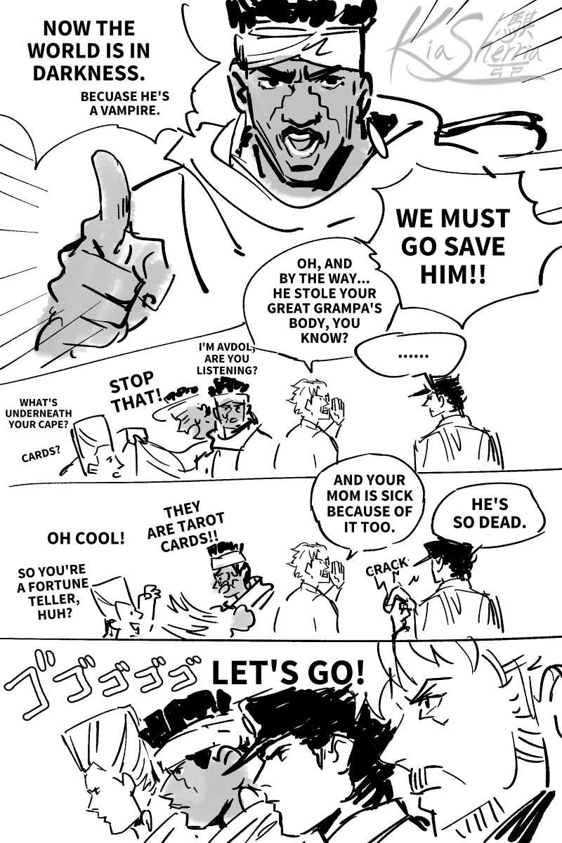 (2/2)
I like how Pol annoys Avdol. 😆 