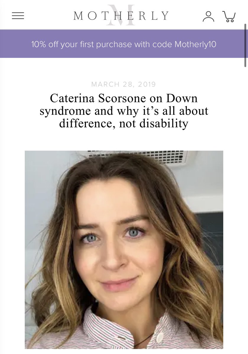 Caterina Online (@caterina_online) on Twitter photo Congratulations to <a href="/motherly/">jacqueline gomes</a>! They announced today that they were the People’s Voice Winner in the category: Diversity and Inclusion for the Podcast Episode “Caterina Scorsone speaks about Down Syndrome and why it is all about difference, and not disability“.
<a href="/caterinatweets/">Caterina Scorsone</a> Congratulations to <a href="/motherly/">jacqueline gomes</a>! They announced today that they were the People’s Voice Winner in the category: Diversity and Inclusion for the Podcast Episode “Caterina Scorsone speaks about Down Syndrome and why it is all about difference, and not disability“.
<a href="/caterinatweets/">Caterina Scorsone</a>