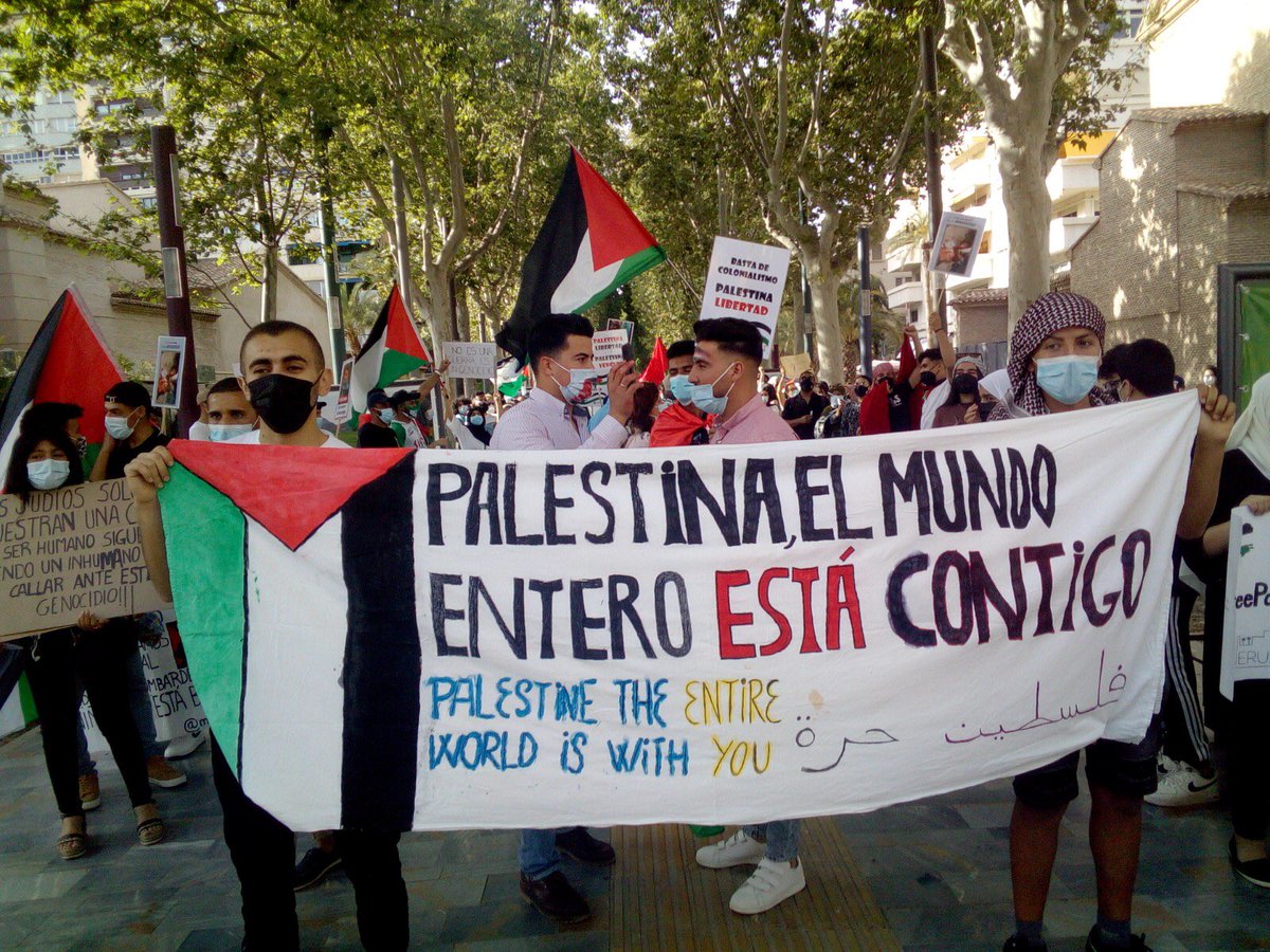 podemosmurcia's tweet photo. Murcia se ha llenado hoy de gente apoyando a Palestina y su pueblo ✊🏼

#PalestinaLibre https://t.co/w6c3S4G2HD