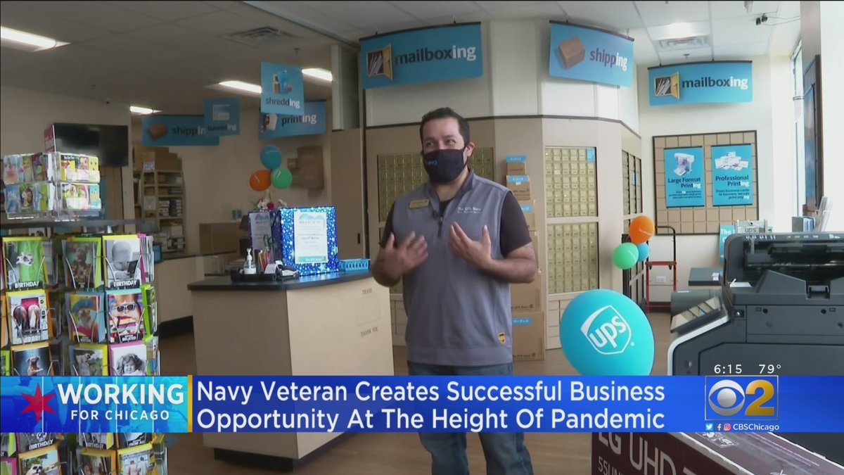 cbschicago's tweet photo. Navy Veteran Creates Successful Business At Height Of COVID-19 Pandemic https://t.co/atnMJ8mztc https://t.co/xDjNIbklo5