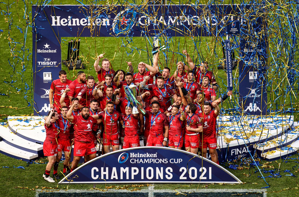 <a href="/StadeToulousain/">Stade Toulousain</a> x <a href="/infrontsports/">Infront</a> 
Une performance historique pour les 🔴⚫️ qui décrochent une 5ème ⭐️!