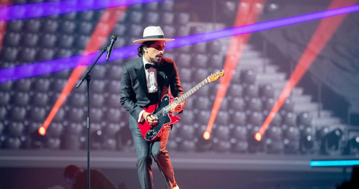 luismesacabello's tweet photo. 🇵🇹 The Black Mamba son la primera vez que Portugal viene en inglés. 

No contaban para nadie, pero el directo brutal de Pedro Tatanka los ha puesto en el top-10 de apuestas. El concepto es simplemente precioso. #Eurovision #EurovisionRTVE https://t.co/Est8kKRXQO