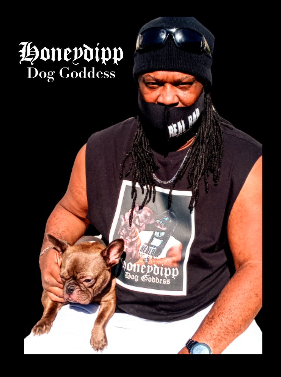 pphcustoms's tweet photo. Honeydipp Dog Goddess is building her fan base and clothing line. #tshirts #dogloves #frenchbulldog #dogecoin #bullies #honeydipp #pphcustoms https://t.co/9HKJNciJdv