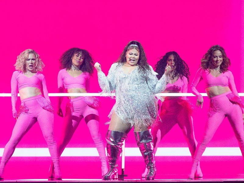 foreverbyclare's tweet photo. Straight to the top with that one!! #Eurovision https://t.co/NJyiI0B34h