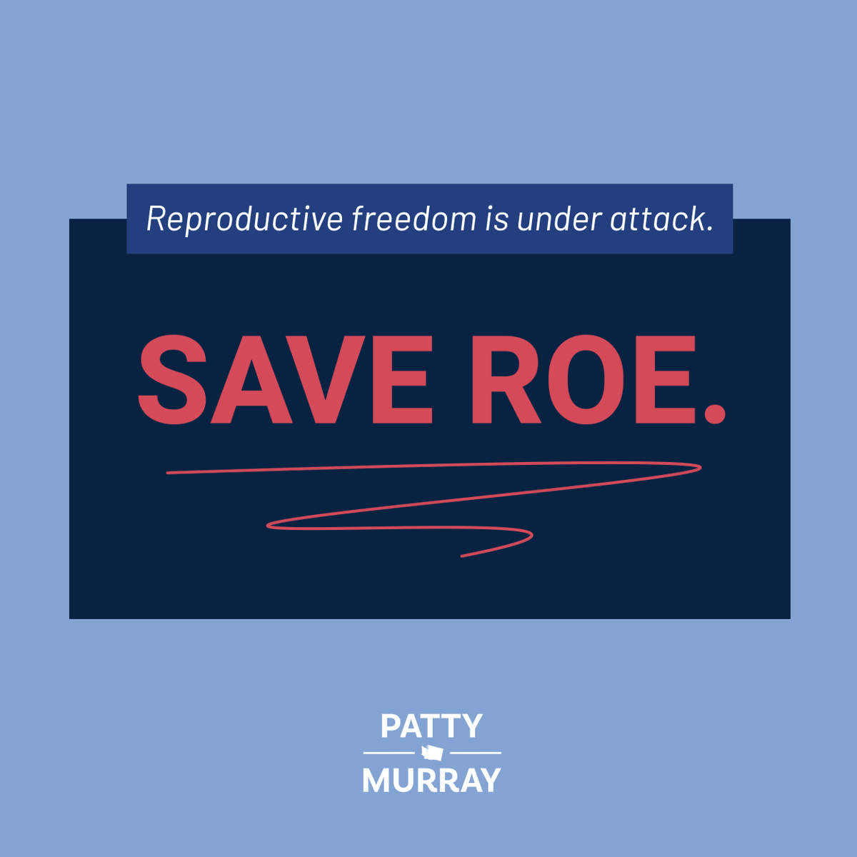 MurrayCampaign's tweet photo. With a dangerous new anti-abortion law in Texas and a Mississippi case now headed to the Supreme Court, extreme conservatives are once again hellbent on reversing #RoeVWade. Retweet if you’re with me in the fight to defend our reproductive rights from the GOP. https://t.co/WvNwOYKB68