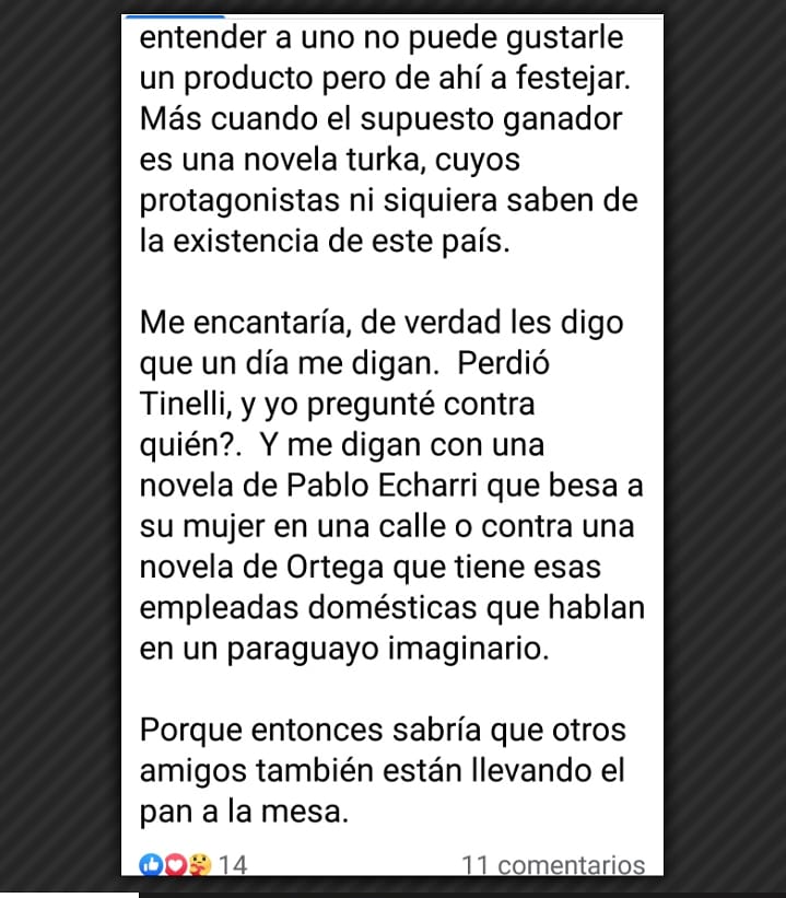 Del muro de Marcos Quintana, una excelente persona y Director de Cine...🤗