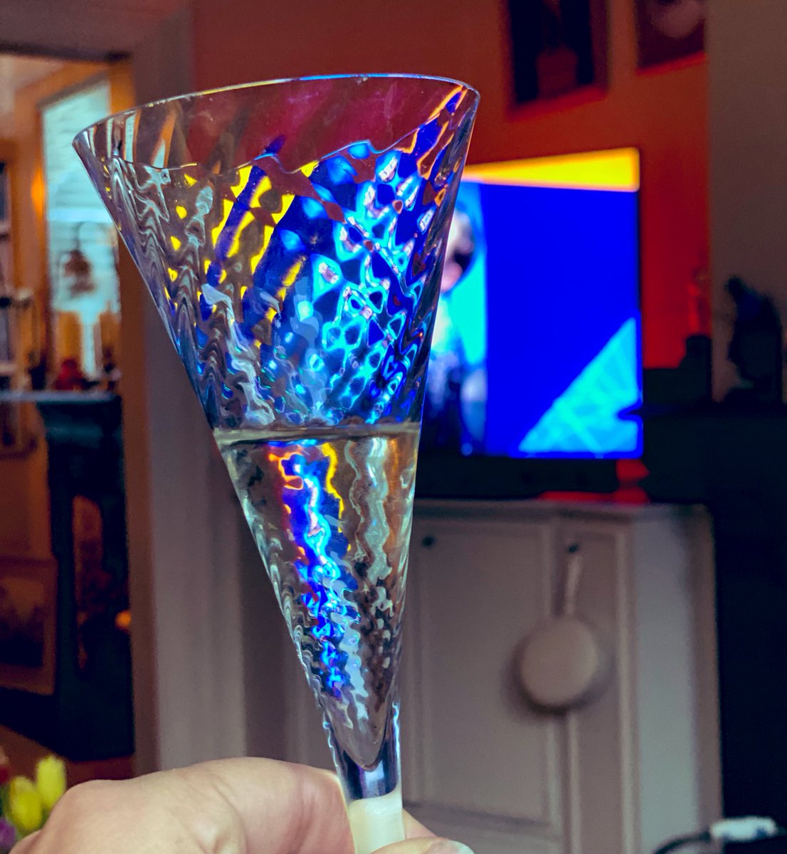 Scanditwitchen's tweet photo. A drink for Sir Terry #songnumber9 #Eurovision https://t.co/DvCrtisvJs