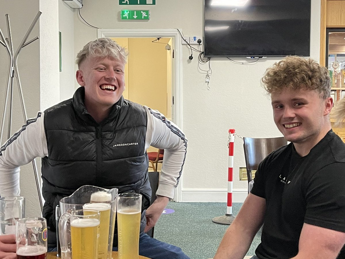 AledCollier's tweet photo. @NewportCricketC top night with these two shit drinkers you can keep them !! @Croesycc https://t.co/3h22oaOsZn