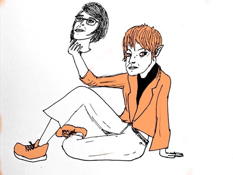 Join me next weekend on the second episode of ‘Heads on Sticks Chats’ as I yak to none other than synthpuck, pickle enthusiast <a href="/klypi__/">Klypi</a>! They’re also the brains behind Ad•verse Ferse and all manner of queer, creative ‘appenings currently torching Athens GA! Don’t miss! 🏳️‍🌈 📎