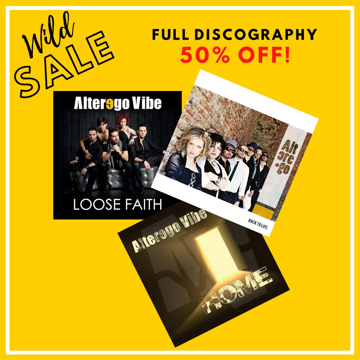 Don't miss out! Few days left before the Discography Offer ends... 😉

It's limited to our followers and it's straightforward:
Just head over the link below, select "Buy Digital Discography" with the Discount Code: TBVIBE at check out. 👇

Get it All Now!
alteregovibe.bandcamp.com