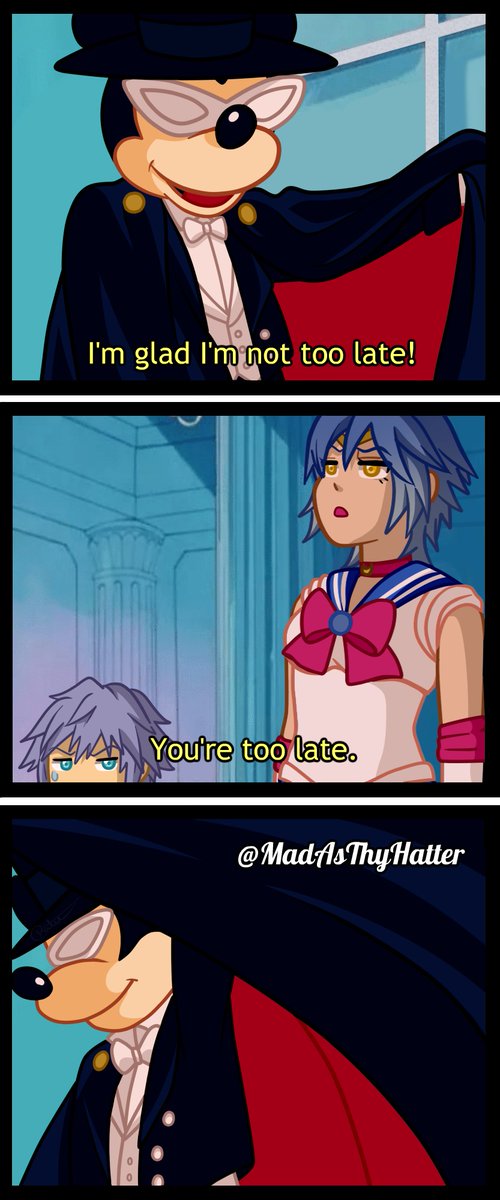MadAsThyHatter's tweet photo. Tuxedo Mouse is the worst, actually

#KingdomHearts https://t.co/IfRsxIg71C