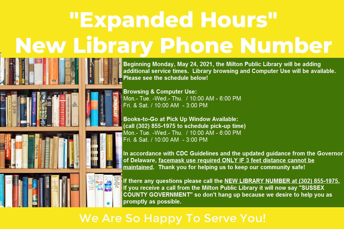 #mpldeinforms #mpldecares libraryaware.com/2B1CEB
