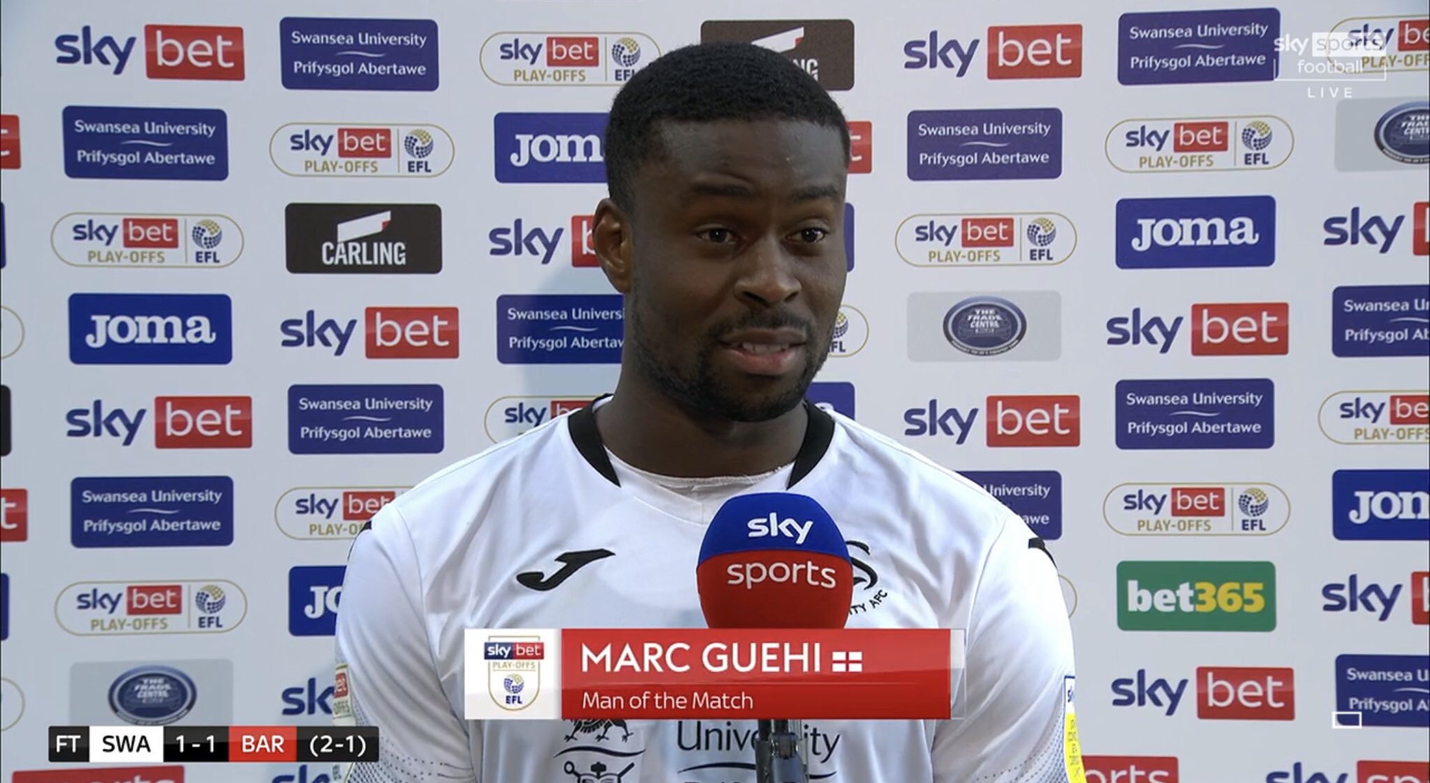 Sky Sports Statto on Twitter: "⭐️ Man of the Match, @SwansOfficial's Marc Guehi 37 touches Won 9/11 duels (won all 3 aerial duels) 7 clearances 3 tackles 3 fouls won Youngest player
