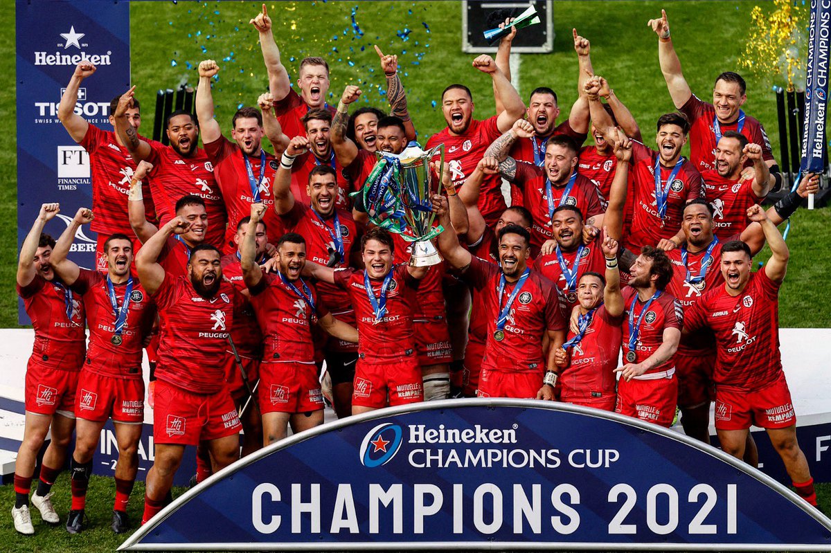 Houston mission accomplie. Champions d’Europe ⭐️⭐️⭐️⭐️⭐️ <a href="/StadeToulousain/">Stade Toulousain</a>