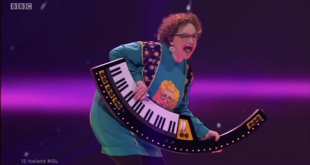 scottygb's tweet image. Me after I make a joke in a WhatsApp group waiting for someone to reply with: “haha” #eurovision