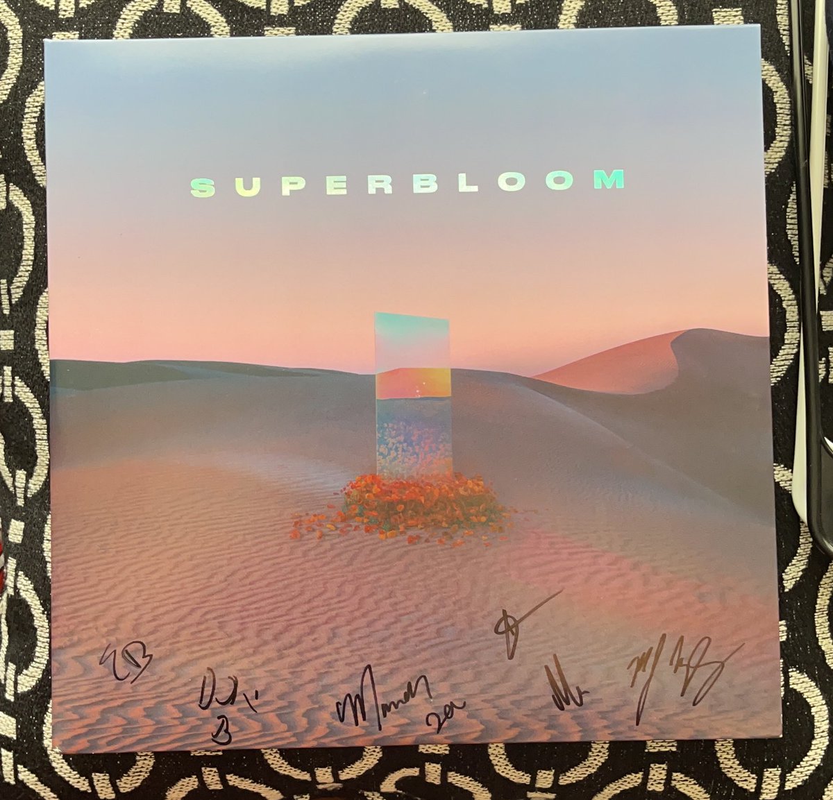 Just got my limited edition yellow #Superbloom vinyl and it’s signed by <a href="/MisterWives/">MisterWives</a> ?!?! Talk about a day changer! I am so unbelievably stoked about this!
