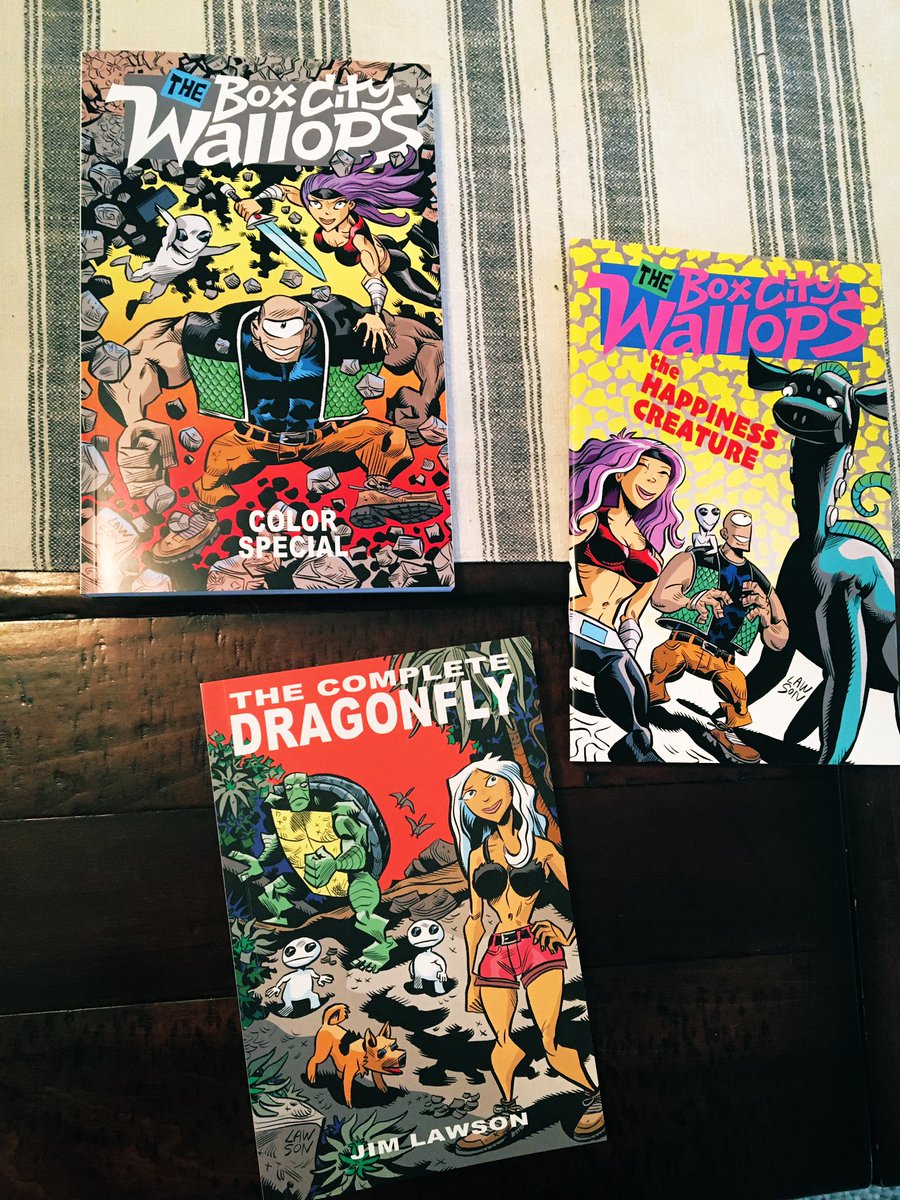 AdamArcherArt's tweet photo. Goodies arrived today from the great Jim Lawson π€π₯π€ check him on Instagram. #boxcitywallops #dragonflycomic #miragestudios https://t.co/HWR0zuon4x