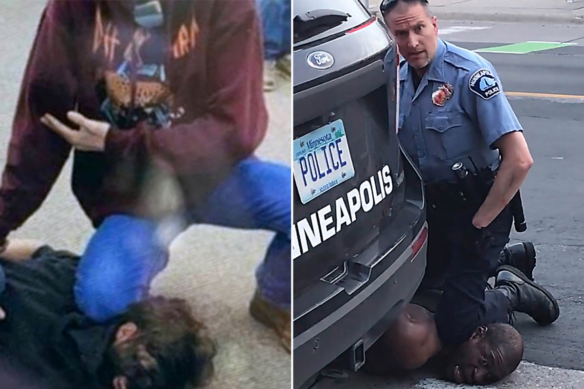 High school students condemned for re enactment of George Floyd death