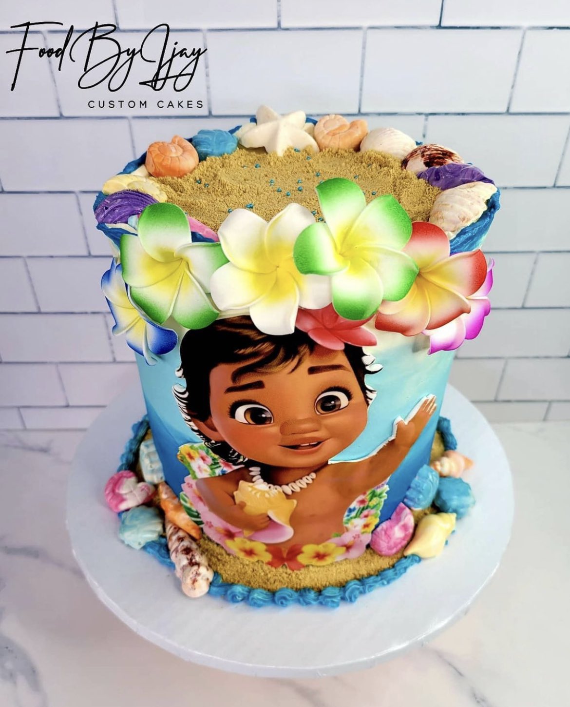 Why Am I She S Such A Cutie Baby Moana Cake By Foodbyljay Always Sprinkled With A Little Magic What Are You Celebrating We Are Taking Orders For July August September Now Order