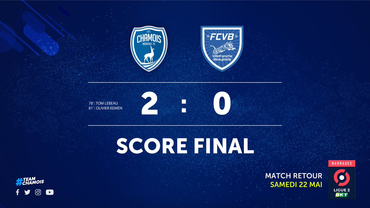 ChamoisStFlo's tweet image. [#CNFCFCVB] C’EST FINI ! ILS L’ONT FAIT !!! MERCI CHAMOIS ! C’EST TROP BEAU !! 💙💙💙💙💙💙💙