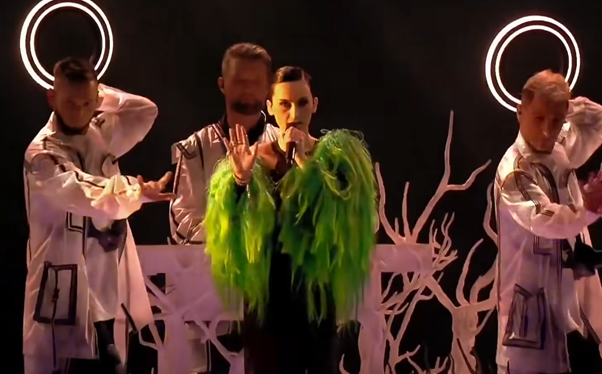 innocent's tweet photo. RIP Orville. You’re at peace now. #Eurovision https://t.co/jd73uS9nwi