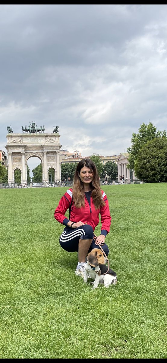 SMessaggio's tweet photo. Eccomi con il mio nuovo cucciolo 🐶 di beagle . Pronta per la risalita ,conversando con gli esseri di cui mi fido : gli animali intelligenti 👍💪😘🐶🦍🐯🦒 https://t.co/2IVe0oY58X