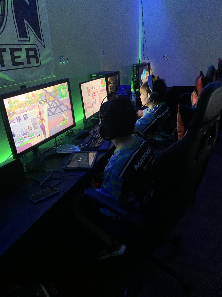 gamerbus's tweet photo. It’s tournament day for our youth league! #youthesports #hamptonroadsesports #fortnite #RocketLeague #Valorant #leagueoflegends #gameongamingcenter #gameonesports #757esports https://t.co/RK7NvpcgFS
