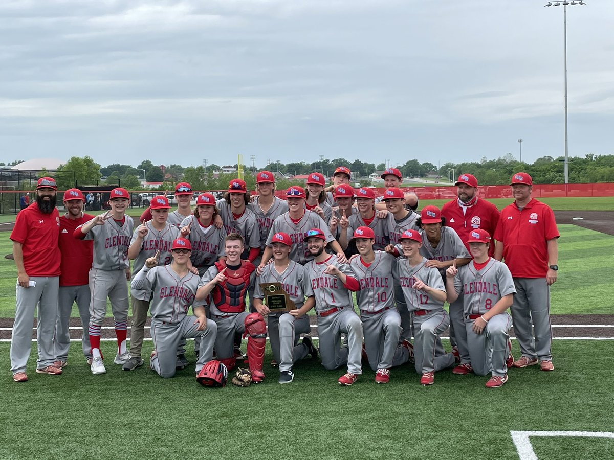 So proud of these guys! Class 5, District 6 Champions! 
Isaac Wells CG, 3H, 6K.
Zach Beatty, DJ Cofield 2 H each. Brooks Kettering with a huge 2 out RBI.