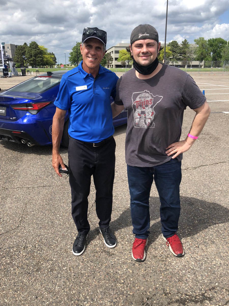 SuperStatsDave's tweet photo. We did a Lexus testing at the MOA.  One of the instructors was Roberto Guerrero.  They said I was the fastest driver ever 

#DrivingAmazing https://t.co/NzPJ1vZ9Cd