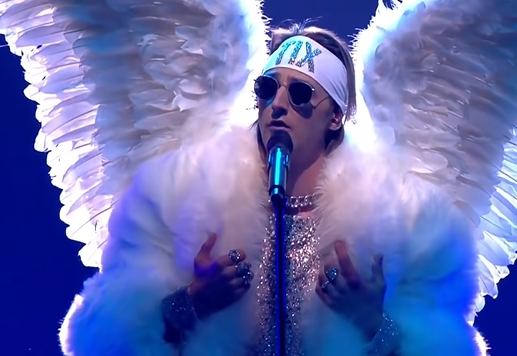 innocent's tweet photo. BABY IF YOU’VE GOT TO GO AWAY
DON’T THINK I COULD TAKE THE PAIN
WON’T YOU STAY ANOTHER DAY
#Eurovision https://t.co/vz50NX3gZ6