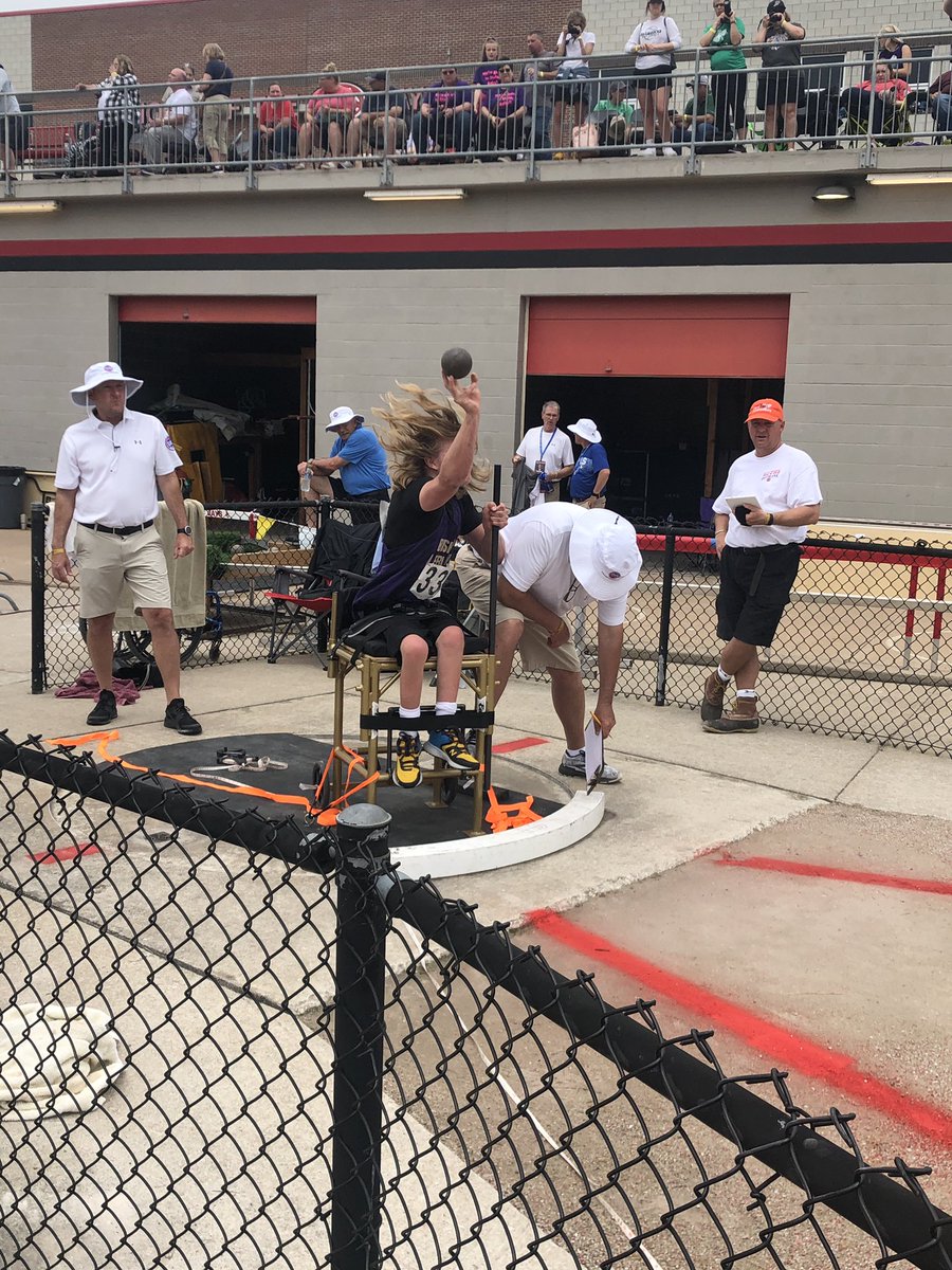 MSHSAAOrg's tweet image. Shot put can be for anyone!!