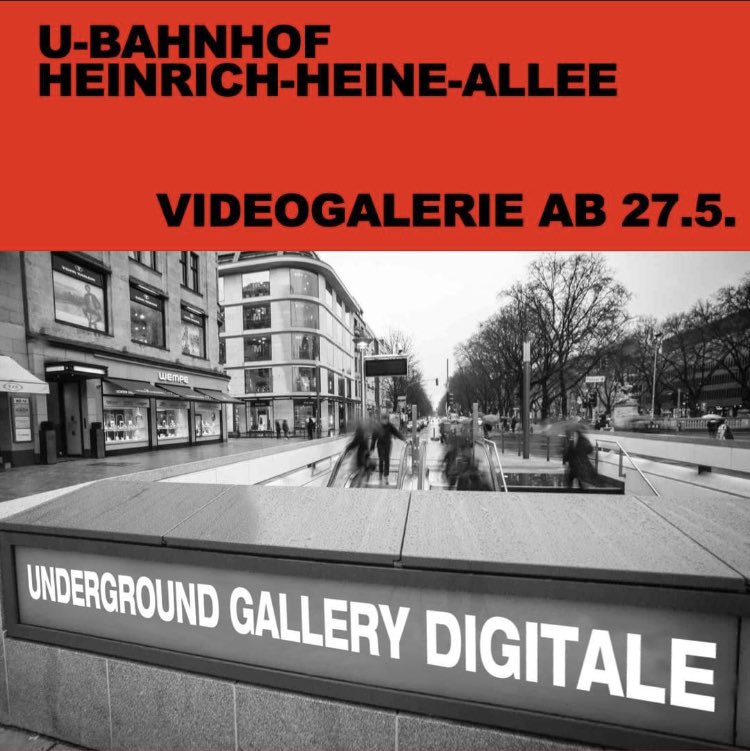 publictune's tweet photo. #underground #video #gallery
#duesseldorf  
review of some of the best @digidus videos of the last 5 years. 
#digitaledusseldorf #diedigitale #digitalart #undergroundgallery #undergroundgallerydigitale #rheinbahn #sigma #düsseldorf https://t.co/1TcUCCD2da