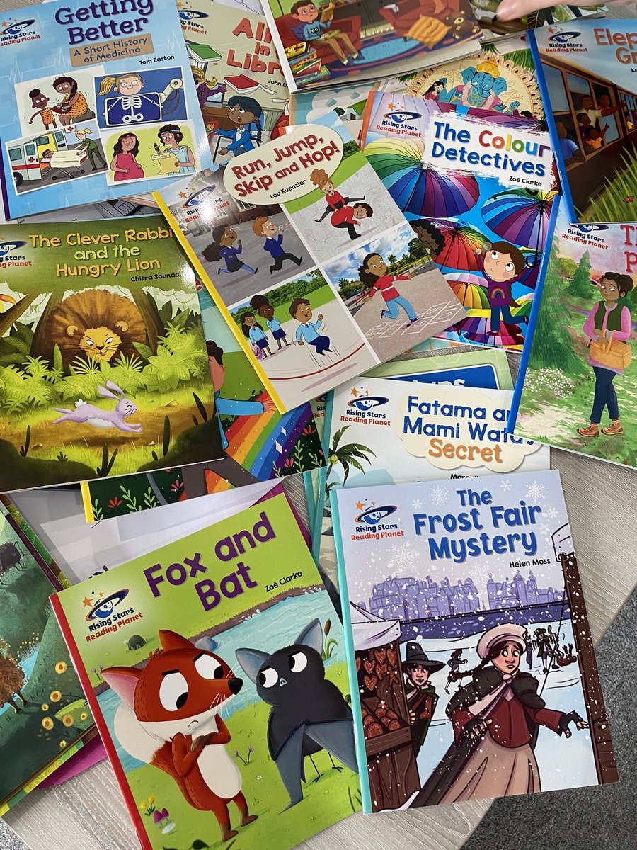 We can’t wait for these brand new reading books to start being read by the children-they’re absolutely beautiful, engaging and have high interest levels...thanks to @risingstarsedu for sending us early copies of these brand new titles!