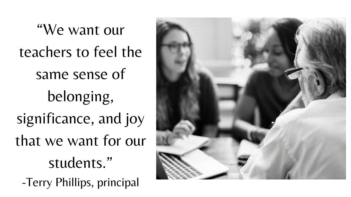 Teachers are the most important ingredient to student success. 
In “Nurturing a Feeling of Belonging,” principal Terry Phillips discusses the importance of creating a professional environment in which teachers feel supported &amp; valued. Read more here.  bit.ly/33AVuiz
