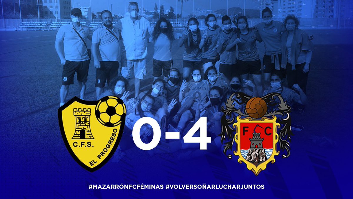 MazarronFC's tweet photo. MAZARRÓN FÉMINAS ⚽️
#CFSElProgreso 0-4 @MazarronFC
+3 ante #CFSElProgreso ✅💪🏻
💥GOLEADORAS
@almu_zabala x2
#Xispi x1
#Cindy x1
¡ENHORABUENA CHICAS! ¡VAMOS TOMATE MECÁNICO 🍅⚙️!
#MazarrónFCFéminas https://t.co/pgWurMBCbQ