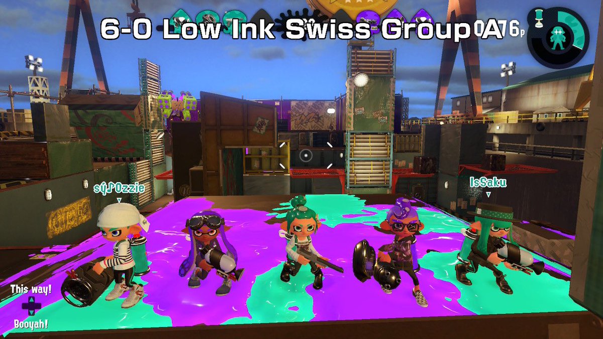 SymphonySpl's tweet photo. Went 6-0 in Low Ink Swiss Group A 

L->R @OzzieBoss_Spl @SwampertRocks @Takura_Hime @LizzIGuess_spl @YumeSakuu_ https://t.co/BAZA6V3zwU