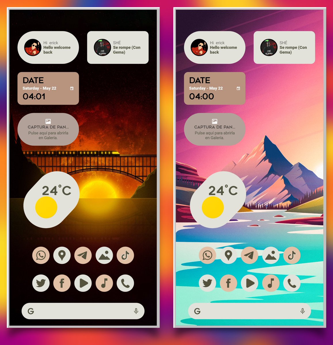 ErickMe60981264's tweet photo. Good afternoon
@Nova_Launcher
Kwgt widget Coneja Mendoza Stickman
Temple #hishoot
Wallpaper #bacdrops
Icon #android12 https://t.co/79kt65qNcW