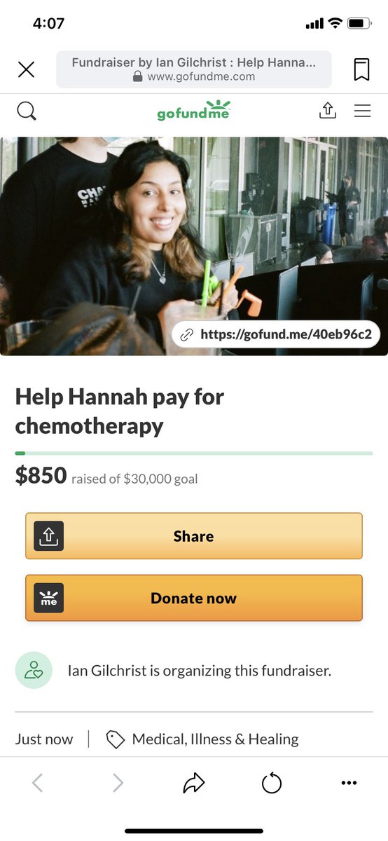 ColdFrontKid13's tweet photo. This is hard to post but I’ve been diagnosed with Hodgkins lymphoma. It’s a treatable cancer but I’m going to need a lot of support to beat this. Anything helps. https://t.co/1ydwX1jy5z https://t.co/k985pbCUQd