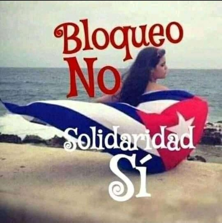 #ConMiTeamVoy hoy quiero decir de que basta ya de este infusto bloqueo a #Cuba.