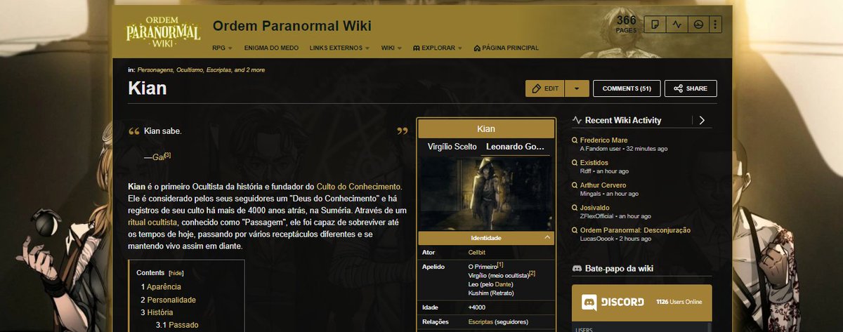 O Anfitrião, Ordem Paranormal Wiki