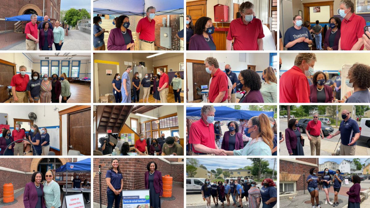 LGSabinaMatos's tweet image. As we #ReopenRI it is vital that we meet people where they are! I was thrilled to join @GovDanMcKee, the Boys and Girls Club of Northern Rhode Island, @thundermisthc  &amp;amp; Woonsocket Councilor Valerie Gonzalez at the pop-up COVID vaccine site in Woonsocket. #TakeYourShot 1/2