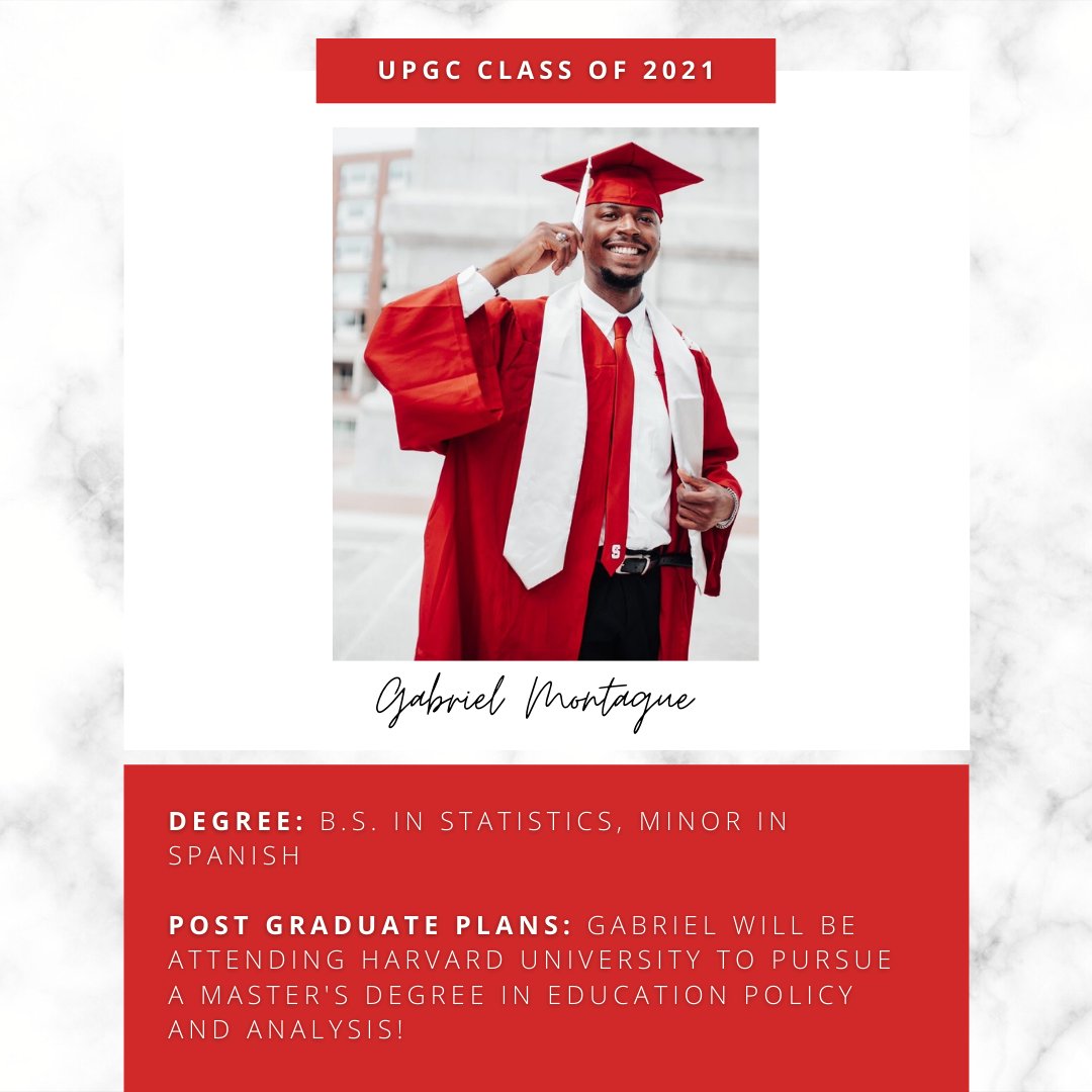 It's grad season! Congrats to our Director Gabriel Montague who graduated with a BS in Statistics and a Spanish minor! In the fall, Gabriel will attend Harvard University to pursue a Master's in Education Policy and Analysis. Congrats grad!🎓