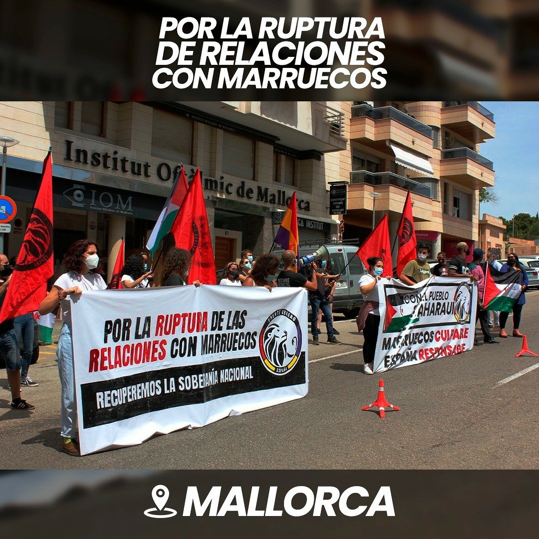 frenteobreroesp's tweet photo. POR LA RUPTURA DE RELACIONES CON MARRUECOS https://t.co/26DN8Su9GA