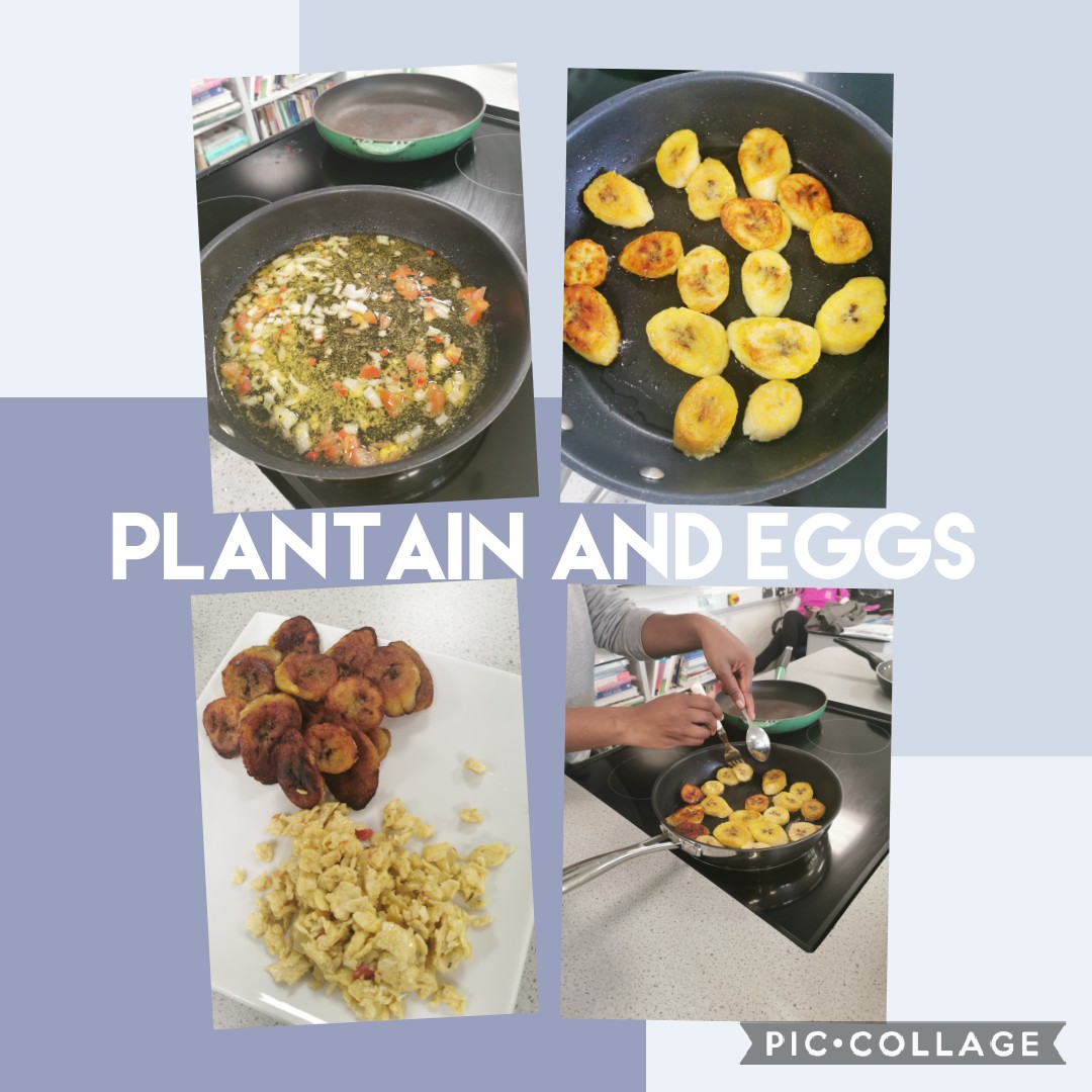 PFBoarding's tweet image. Baking our favourite things this afternoon such as Eggs and Plantain, Millionaires shortbread, chocolate cake #iloveboarding