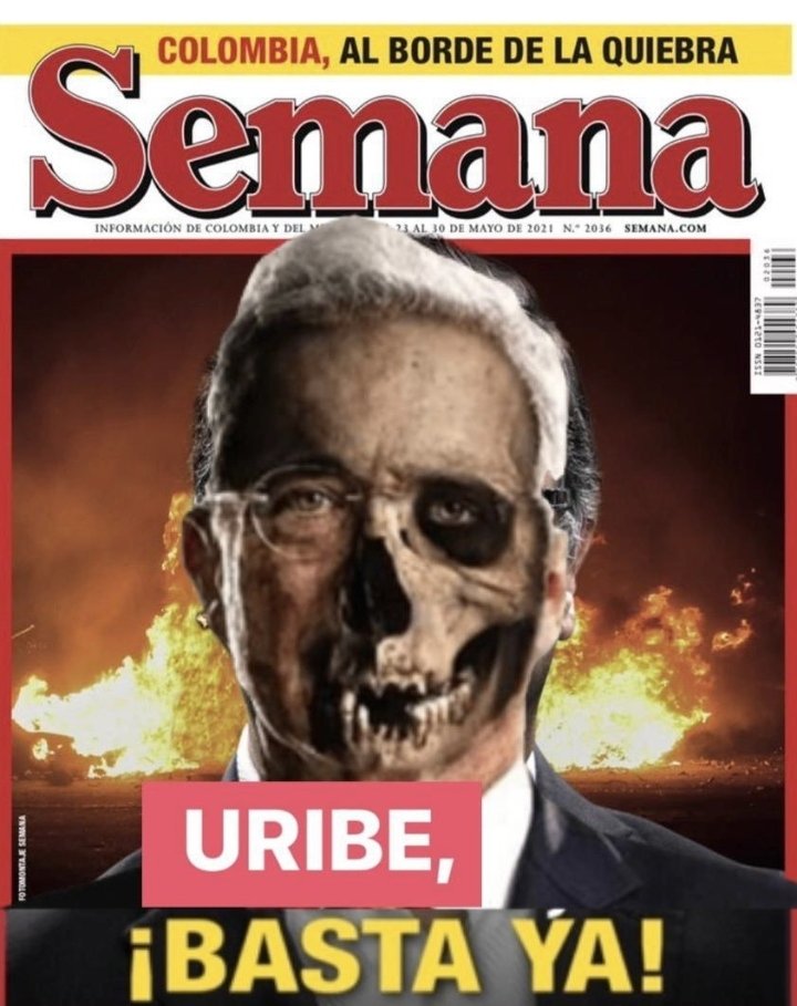 JulianM13126443's tweet photo. @petrogustavo @VickyDavilaH Que manda a decir @VickyDavilaH que fue un error involuntario de @RevistaSemana que se equivocaron de foto, y que la verdadera portada es esta, que disculpen https://t.co/f9jpX2LZx7