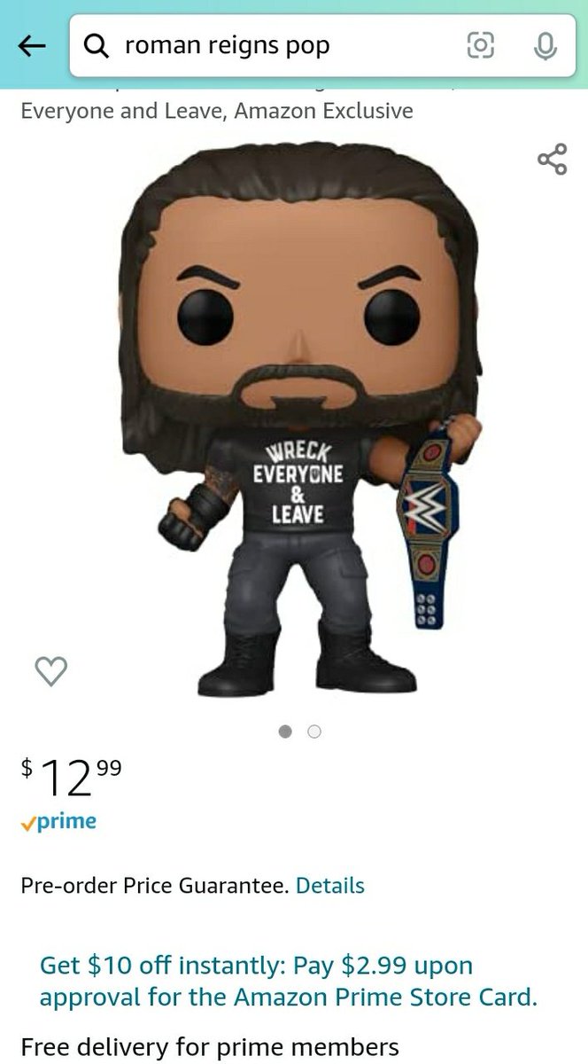 Laboytv's tweet image. Who preordered the Tribal Chief pop @WWERomanReigns ?

#Funko #WWE #toys #FunkoPops #RomanReigns #TribalChief #HeadOfTheTable #WMBacklash