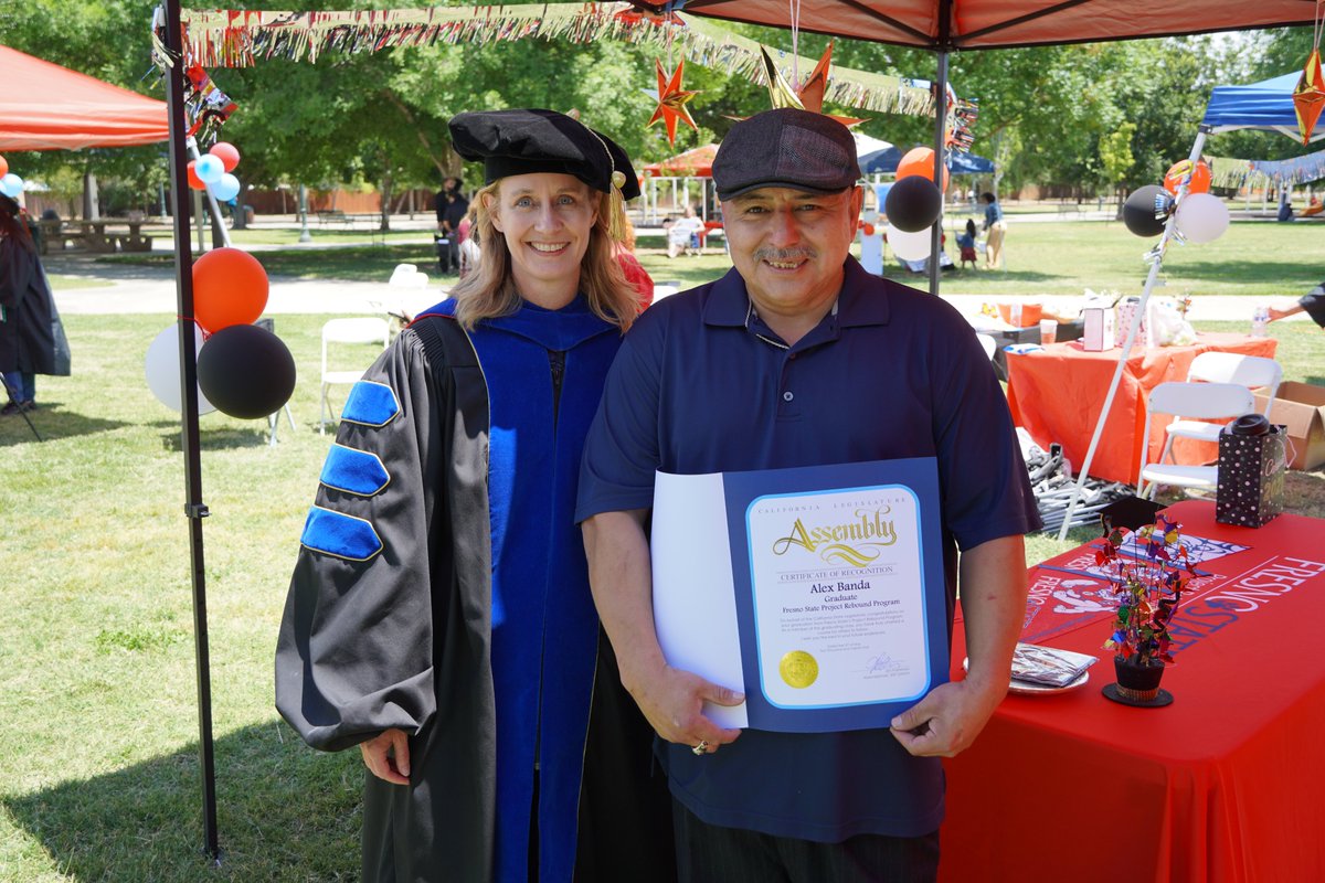 BrandonABC30's tweet image. HUGE congratulations to the graduates of Project Rebound at Fresno State, a program that helps formerly incarcerated people earn their degrees. They celebrated their accomplishments today, as every graduate should. Congrats grads! 🎓 @Fresno_State @ABC30