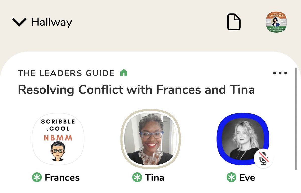 gssahni's tweet photo. This is not just another @Clubhouse room-this is a safe space led by @FrancesFrei @DrTinaOpie space where we come & share our challenges & find solutions & amazing advice- they makes everyone feel safe & welcome! #BestModerator just experienced how the group came forward 2 help https://t.co/6ATtqg9Pn2